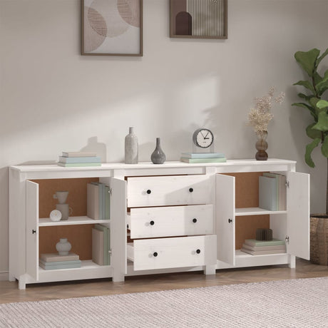Sideboard 210X35X80 Cm Solid Wood Pine