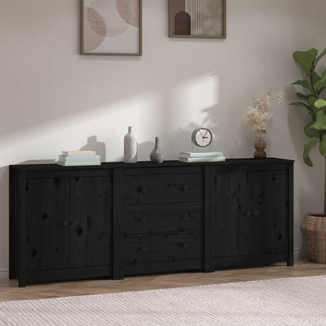 Sideboard 210X35X80 Cm Solid Wood Pine
