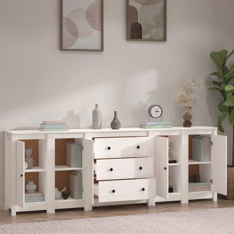 Sideboard 230X35X80 Cm Solid Wood Pine