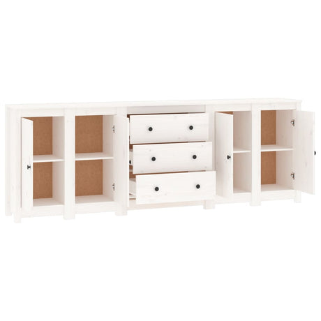 Sideboard 230X35X80 Cm Solid Wood Pine