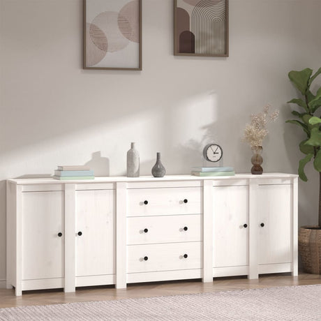 Sideboard 230X35X80 Cm Solid Wood Pine