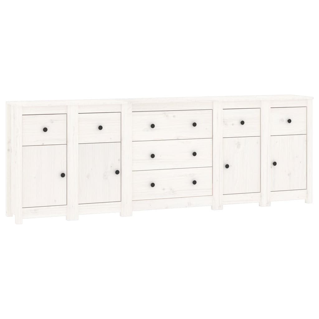 Sideboard 230X35X80 Cm Solid Wood Pine