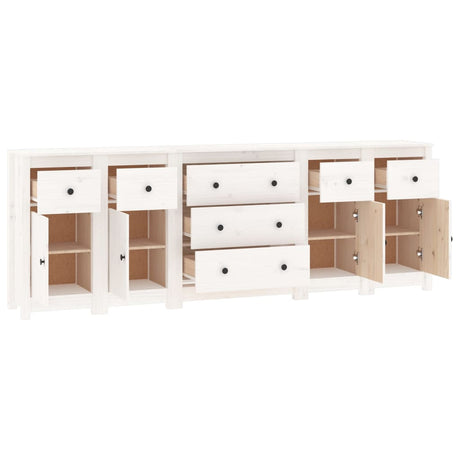 Sideboard 230X35X80 Cm Solid Wood Pine