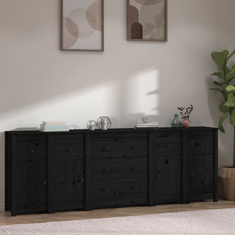 Sideboard 230X35X80 Cm Solid Wood Pine