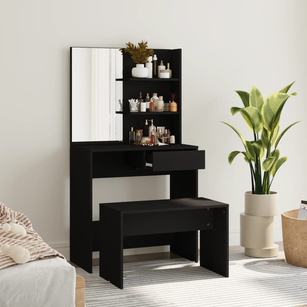 Dressing Table Set 74.5X40X141 Cm