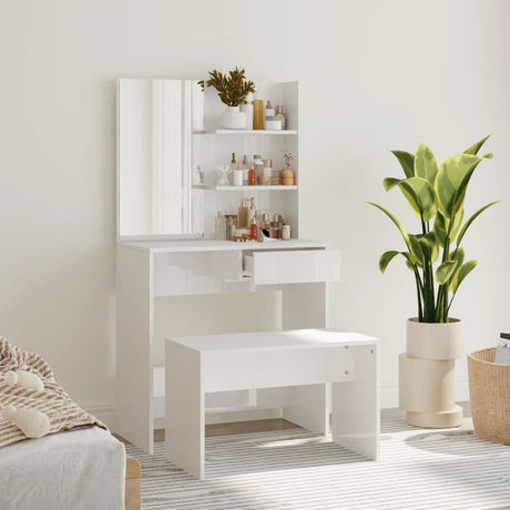 Dressing Table Set 74.5X40X141 Cm