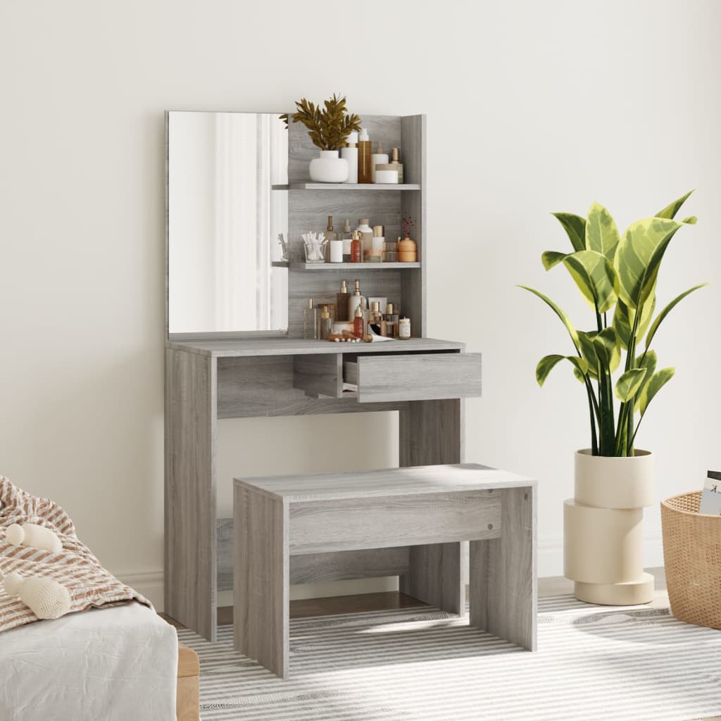 Dressing Table Set 74.5X40X141 Cm