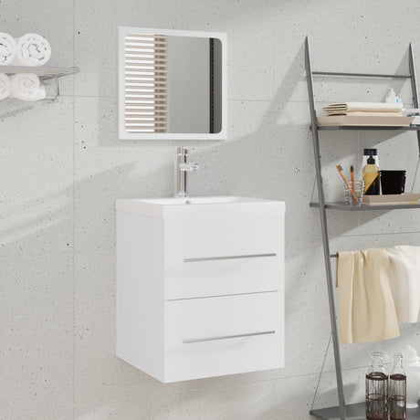 Sink Cabinet With Built-In Basin Engineered Wood