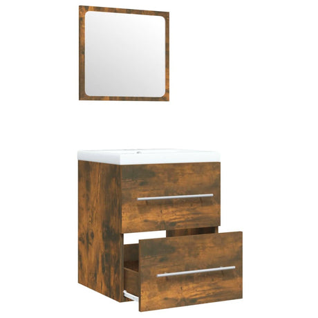 Sink Cabinet With Built-In Basin Engineered Wood