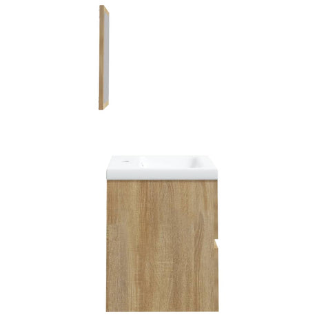 Bathroom Sink Cabinet With Basin And Mirror