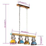 Industrial Ceiling Lamp 25 W 111Cm E27