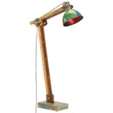 Floor Lamp Solid Mango Wood E27