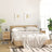 Bedside Cabinets 2 Pcs Solid Wood Pine And Natural Rattan