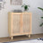 Sideboard 60X30X70 Cm Solid Wood Pine And Natural Rattan