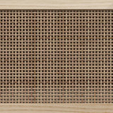 Sideboard 60X30X70 Cm Solid Wood Pine And Natural Rattan
