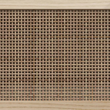 Sideboard 60X30X70 Cm Solid Wood Pine And Natural Rattan