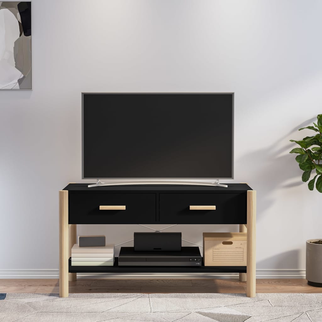 Tv Cabinet 82X38X45 Cm Engineered Wood