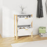 Shoe Cabinet 57.5X33X80 Cm Engineered Wood