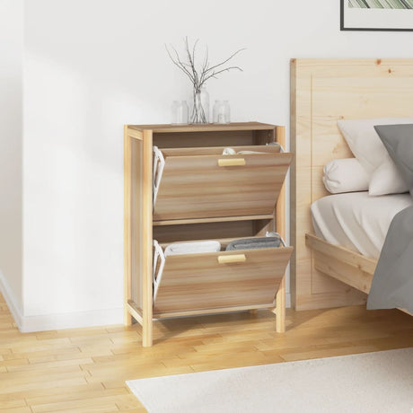 Shoe Cabinet 57.5X33X80 Cm Engineered Wood