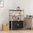 Highboard 80X40X121 Cm Engineered Wood