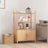 Highboard 80X40X121 Cm Engineered Wood
