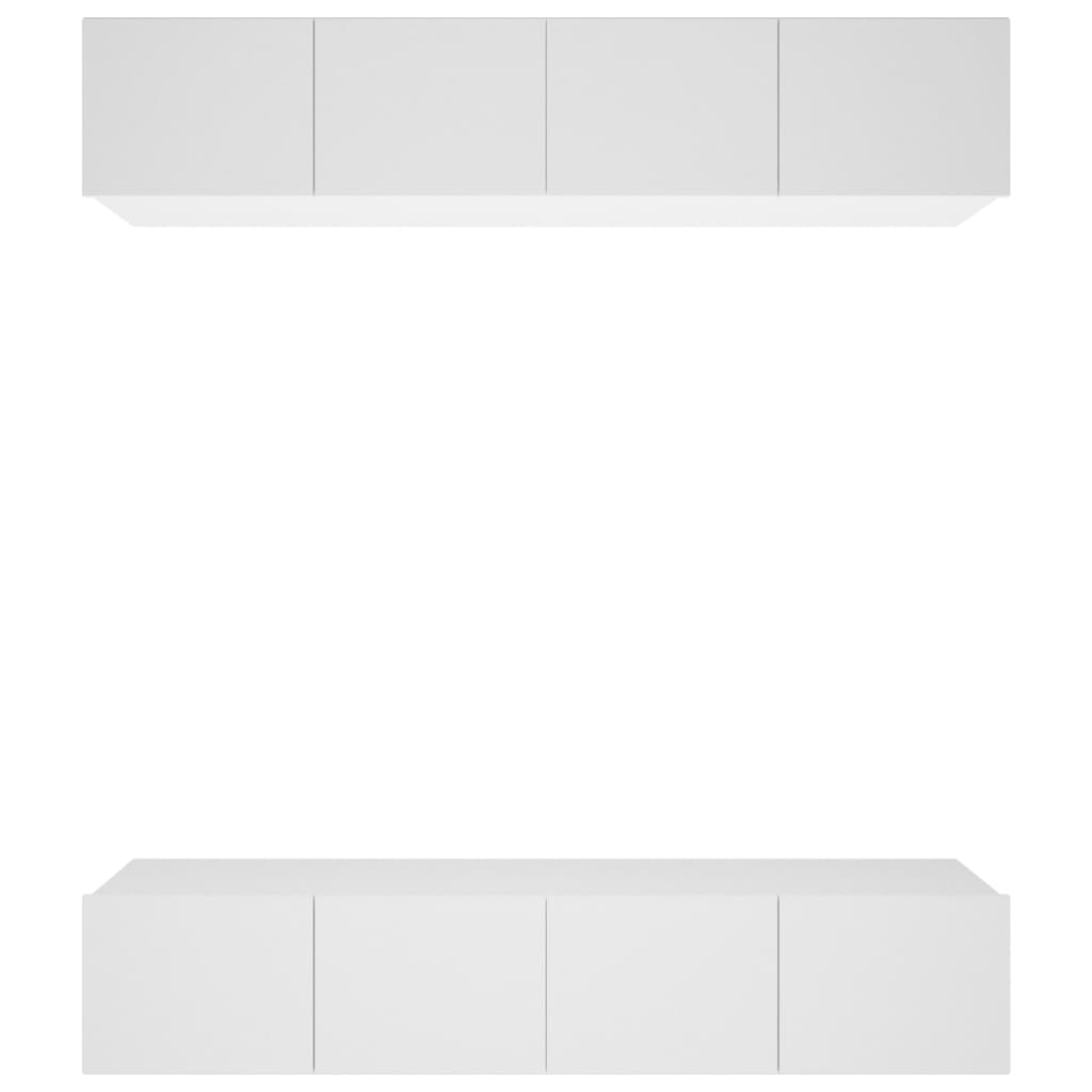 Tv Cabinets 4 Pcs 80X30X30 Cm Engineered Wood