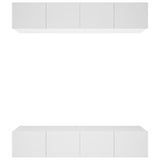 Tv Cabinets 4 Pcs 80X30X30 Cm Engineered Wood