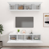 Tv Cabinets 4 Pcs 80X30X30 Cm Engineered Wood