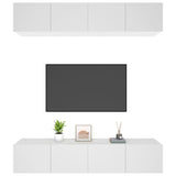 Tv Cabinets 4 Pcs 80X30X30 Cm Engineered Wood
