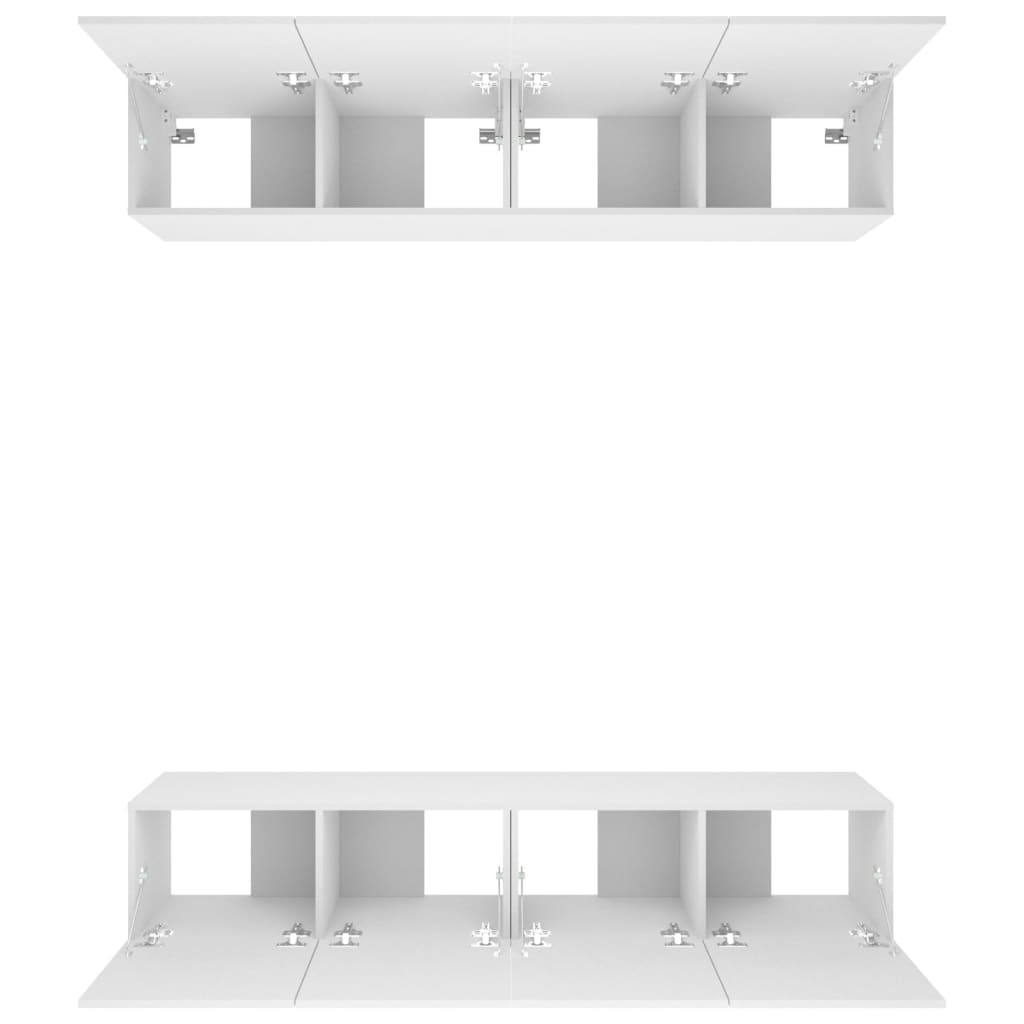 Tv Cabinets 4 Pcs 80X30X30 Cm Engineered Wood