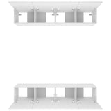 Tv Cabinets 4 Pcs 80X30X30 Cm Engineered Wood