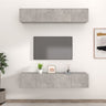 Tv Cabinets 4 Pcs 80X30X30 Cm Engineered Wood