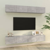 Tv Cabinets 4 Pcs 80X30X30 Cm Engineered Wood