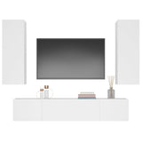 4 Piece Tv Cabinet Set Engineered Wood