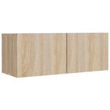 4 Piece Tv Cabinet Set Engineered Wood
