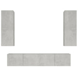 4 Piece Tv Cabinet Set Engineered Wood