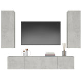 4 Piece Tv Cabinet Set Engineered Wood