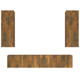 4 Piece Tv Cabinet Set Engineered Wood