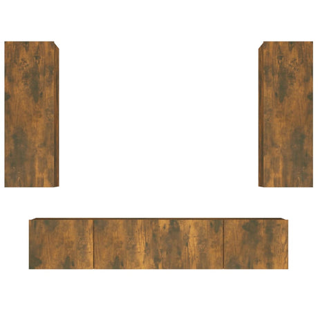 4 Piece Tv Cabinet Set Engineered Wood