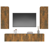 4 Piece Tv Cabinet Set Engineered Wood