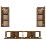 4 Piece Tv Cabinet Set Engineered Wood