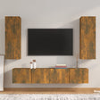 4 Piece Tv Cabinet Set Engineered Wood