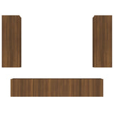 4 Piece Tv Cabinet Set Engineered Wood