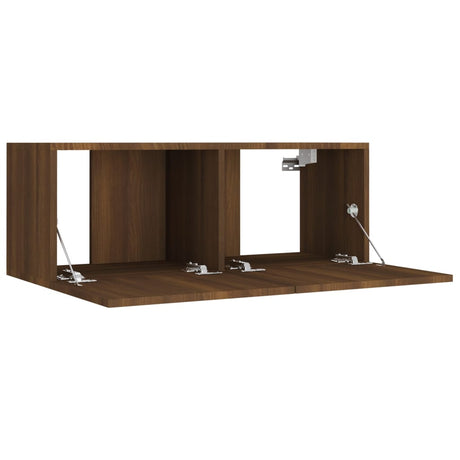 4 Piece Tv Cabinet Set Engineered Wood