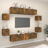 8 Piece Tv Cabinet Set Engineered Wood