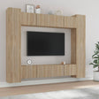 8 Piece Tv Cabinet Set Engineered Wood