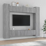 8 Piece Tv Cabinet Set Engineered Wood
