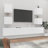 6 Piece Tv Cabinet Set Engineered Wood