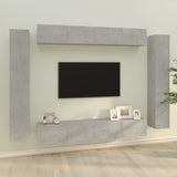 8 Piece Tv Cabinet Set Engineered Wood