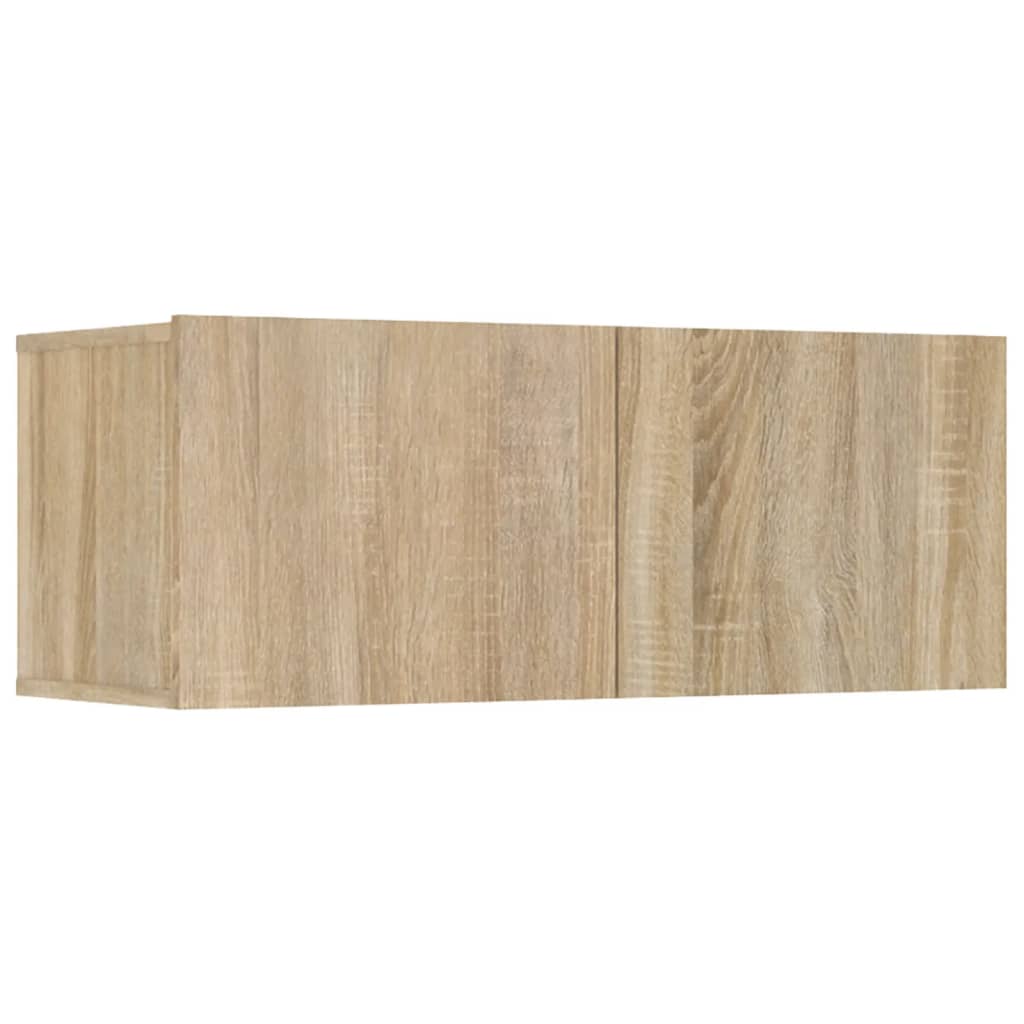 7 Piece Tv Cabinet Set Engineered Wood